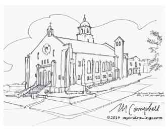 Myers Campbell Tulsa Church drawing